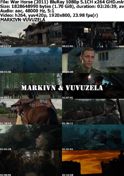War Horse (2011) BluRay 1080p 5.1CH x264 GHD