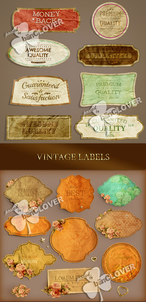 Vintage labels 0120