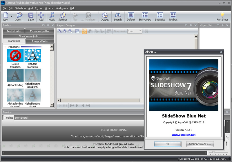 AquaSoft SlideShow Blue Net v7.7.11.35343 Retail