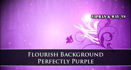 Flourish Background Perfectly Purple