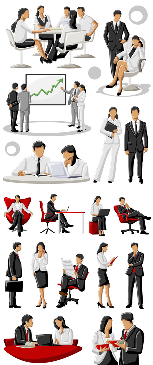 Business and Finance - Vector People Colection vol.4