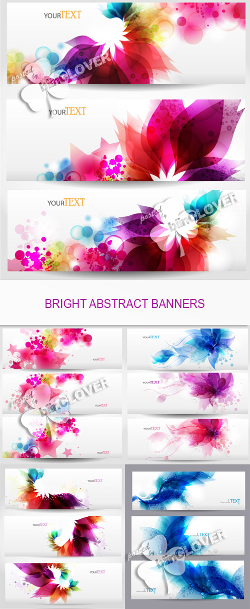Bright abstract banners 0133