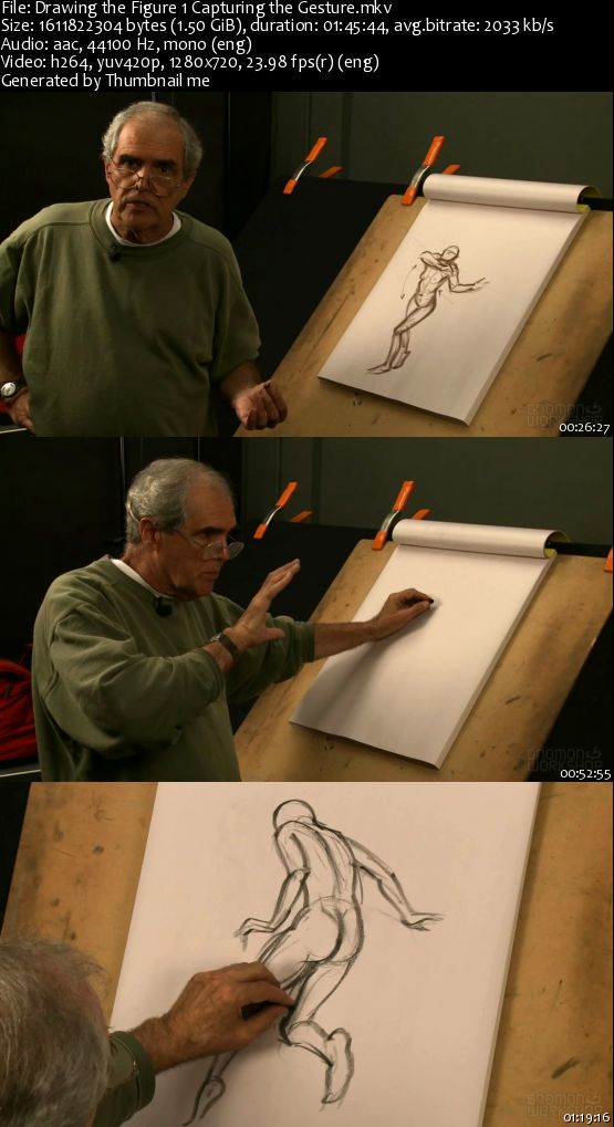 The Gnomon Workshop: Drawing the Figure 1-2 with Jack Bosson HDRip (2012)