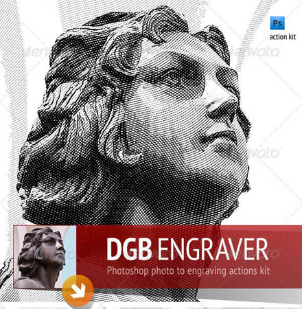 GraphicRiver Engrave Photoshop Actions Kit
