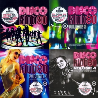 Various Artists - Disco Klub 80 Volume.1-4 (8CDs) - 2009-2011