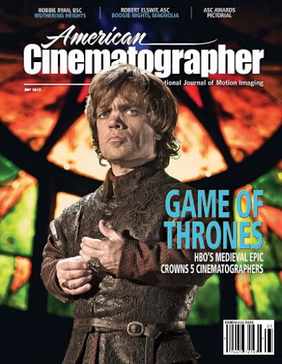 American Cinematographer Magazine May 2012