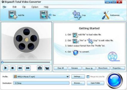 Bigasoft Total Video Converter v3.6.17.4498 Portable