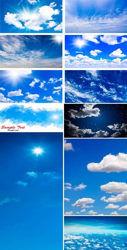 The sky and the sun in the clouds - HQ backgrounds