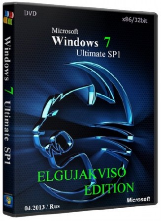 Windows 7 Ultimate SP1 x86 Elgujakviso Edition (04.2013 /RUS)