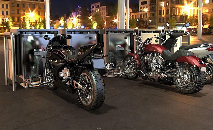 Moto Parking - концепт мотопарковки