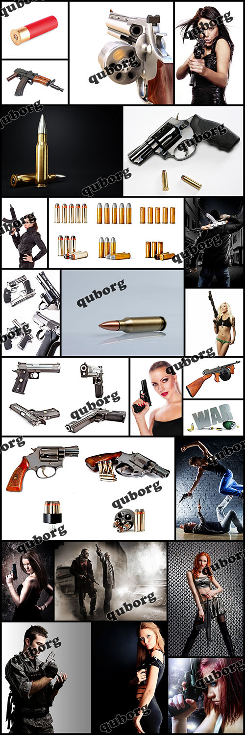 Stock Photos - Guns & Bullets 2