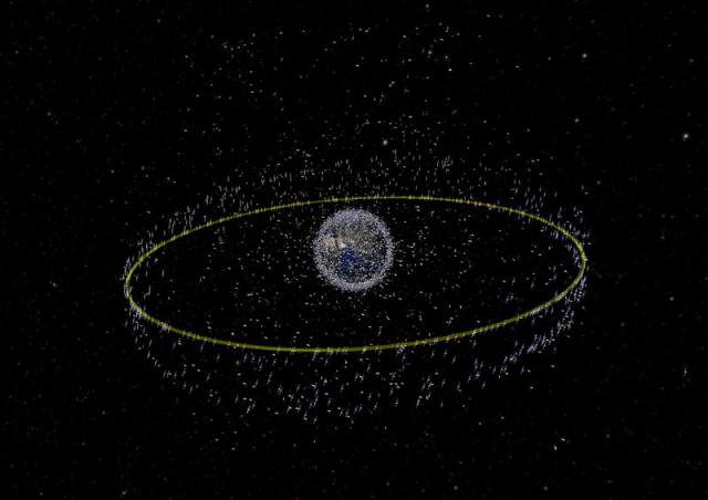 Орбита Земли - превратилась в большую свалку Космического мусора