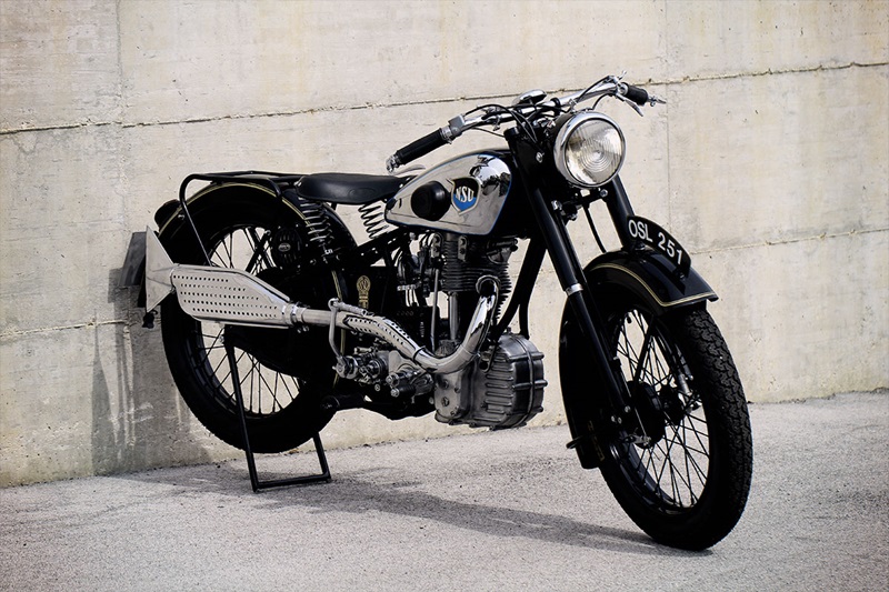 Отреставрированный мотоцикл NSU OSL 251 1937