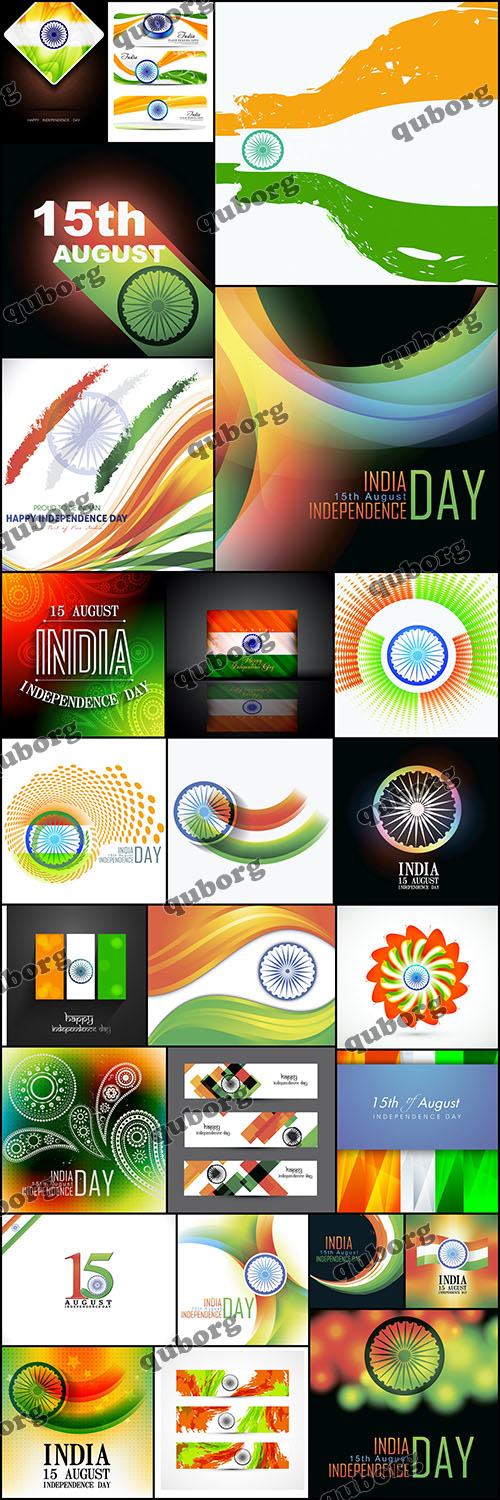Stock Vector - Indian Independence Day Part 3