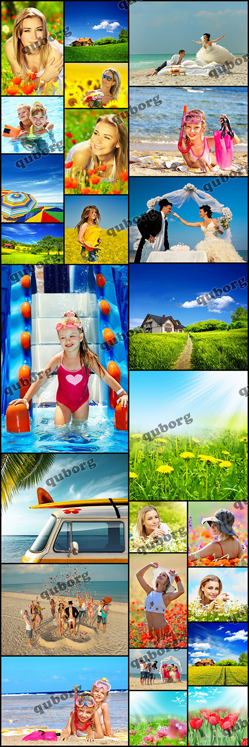 Stock Photos - Summer Vacations and Holiday Collection