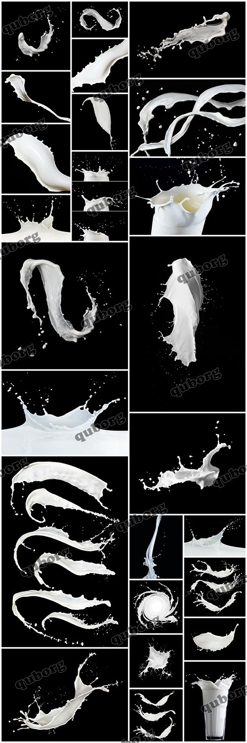 Stock Photos - Milk Splash
