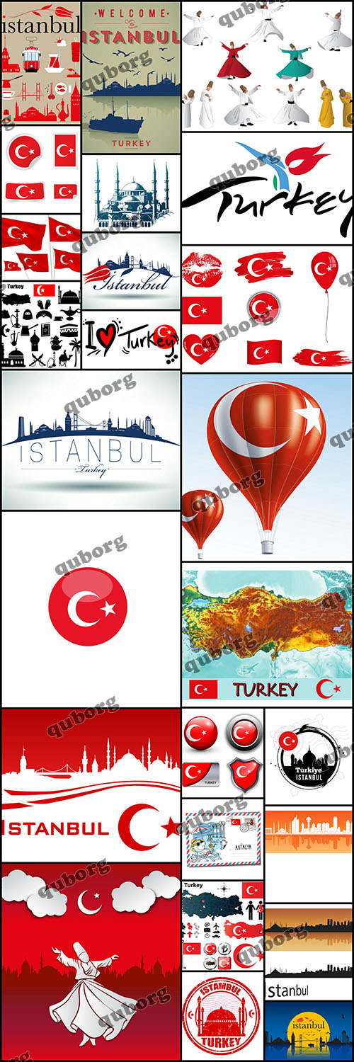 Stock Vector - Turkey Collection
