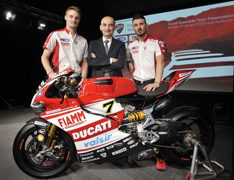 Презентация фабричной команды Ducati WSBK 2014