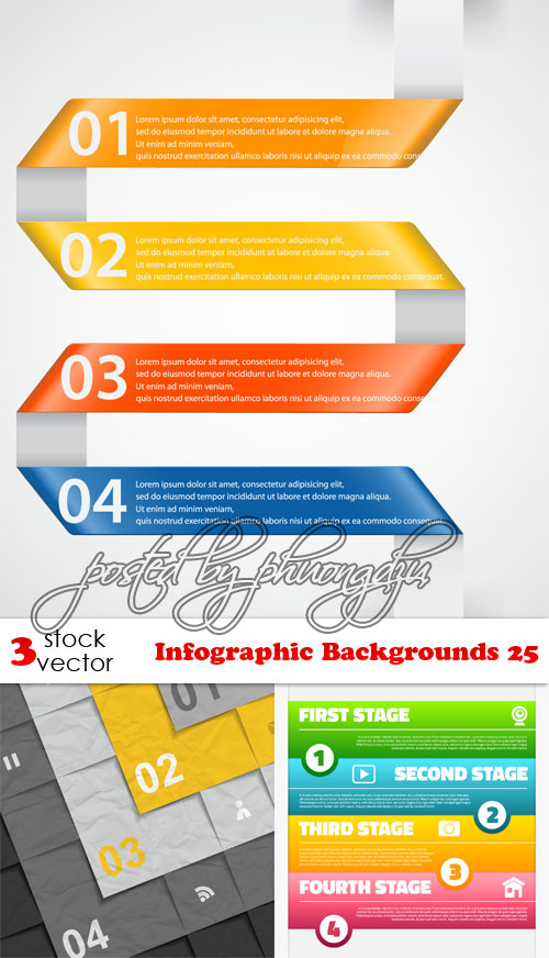 Vectors - Infographic Backgrounds 025
