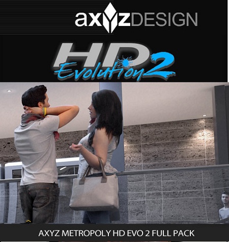 AXYZ-Design - Metropoly 3D People EVO HD v2 FULL (repost)