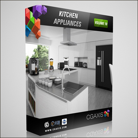 CGAxis Models Volume 10: Kitchen Appliances