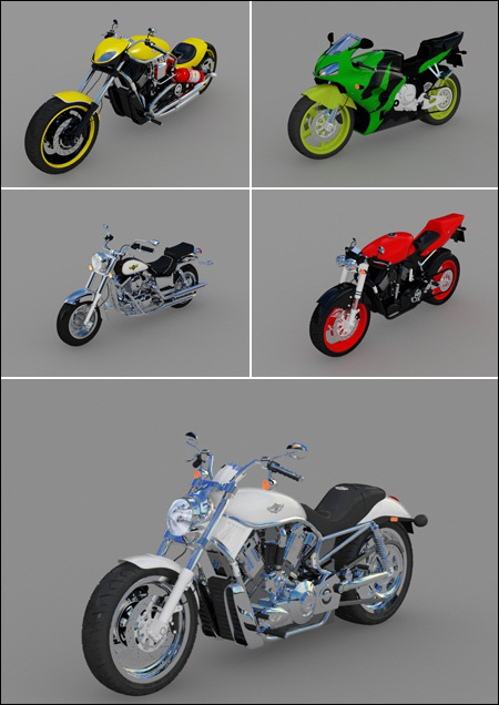 Collection of motorcycles