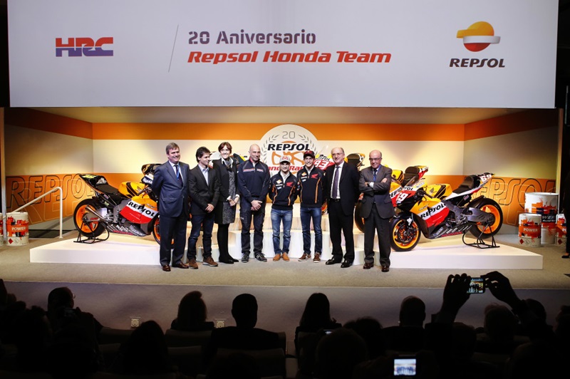 Honda и Repsol отпраздновали 20-ый юбилей совместного сотрудничества