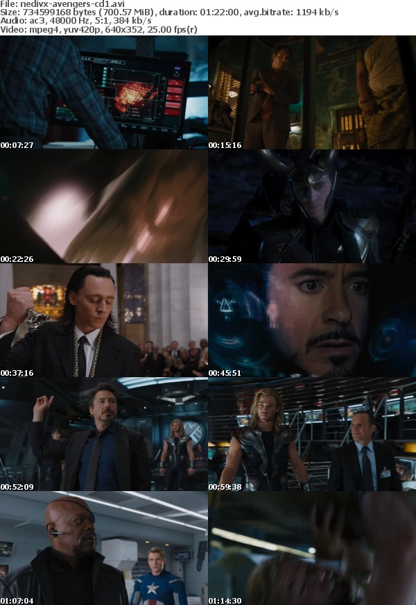 The Avengers 2012 DVDRip XviD-NeDiVx