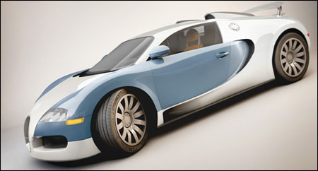 Bugatti Veyron Cinema 4D Model
