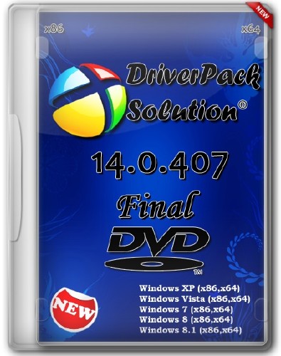 DriverPack Solution 14.0.407 Final DVD 5 x86/64 4.35GB (2014/MULT/RUS)