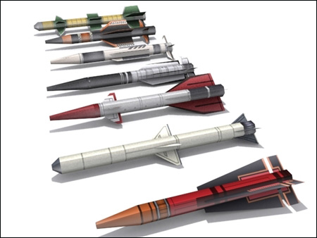 [3DMax] 14 3d Weapons Collection OBJ with textures