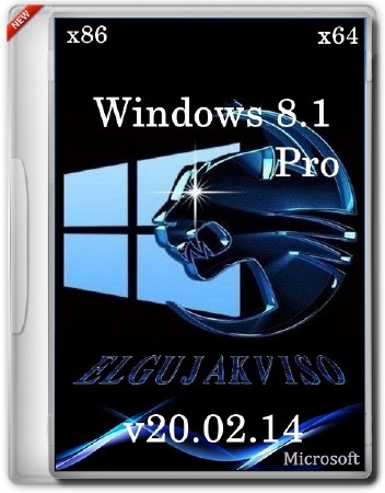 Windows 8.1 Pro x86/x64 Elgujakviso Edition v20.02.14 (2014/RUS)