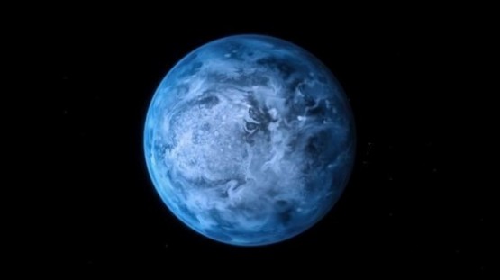Обнаружена голубая планета, где идут стеклянные дожди