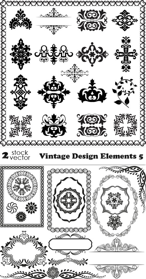 Vectors - Vintage Design Elements 5