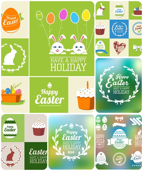 Easter vector collection, part 3 - vector stock
