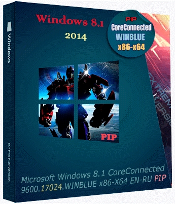 Microsoft Windows 8.1 CoreConnected 6.3.9600.17024 x86-X64 Full 2014 (RU/EN)