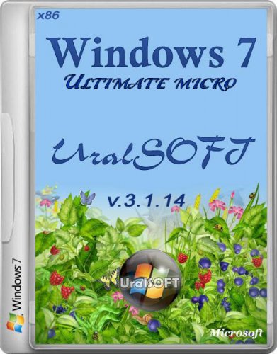 Windows 7 x86 Ultimate micro UralSOFT v.3.1.14 (2014/RUS)