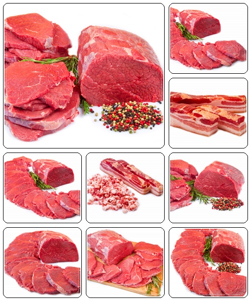 Fresh meat, 15 - stock photo
