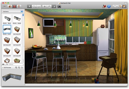 Live Interior 3D Pro 2.9.4 + RenderBoost 2.3 (Mac OS X) | Multilingual