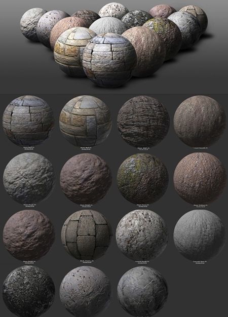 [Max] CGCookie Blender Citizen Stone Texture Reference Pack