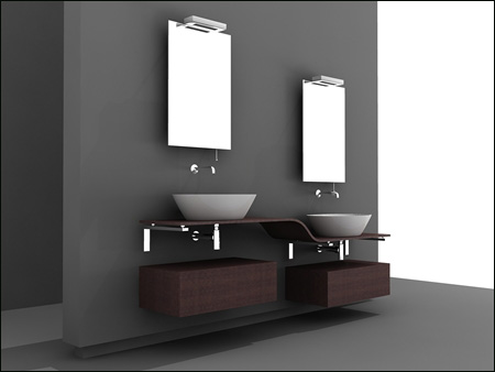 [3DMax]  Eurolegno Bathroom Fixtures 3D Model