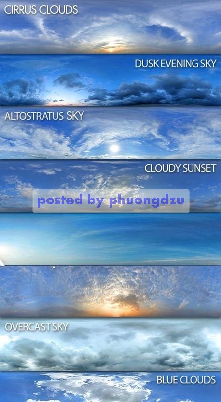 [Max] Exterior Seamless Skies Panoramas