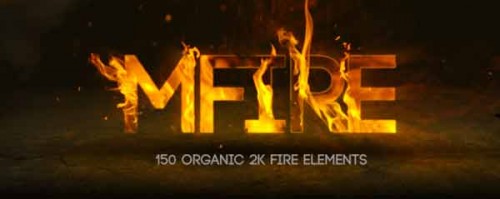 motionVFX - mFire: 150 Organic 2K Fire Elements (H264 version