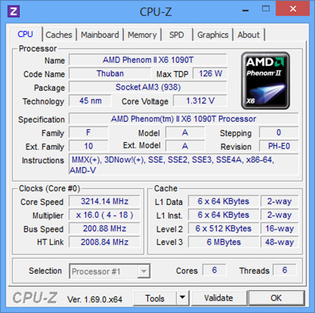 CPU-Z 1.69 Portable *PortableApps*