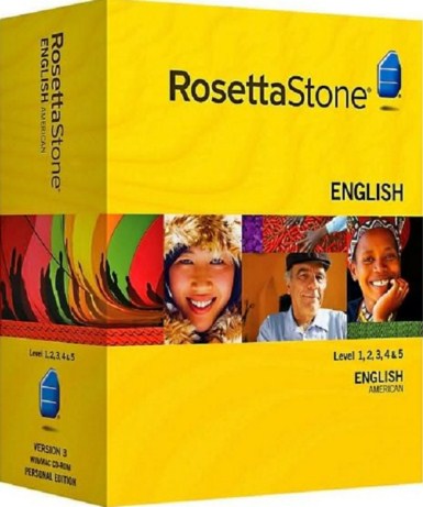 Rosetta Stone v3.4.5 - English (American) Levels 1-5 with Audio Companion + Course Books (PC-MAC)