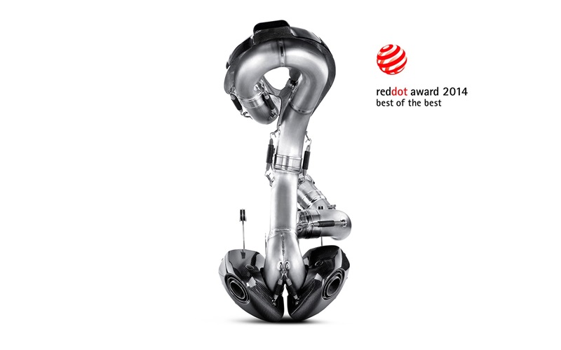 Компания Akrapovic выиграла награду «Best of the Best Red Dot Award 2014»