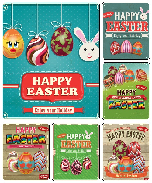 Easter elements, part 40  - vector stock