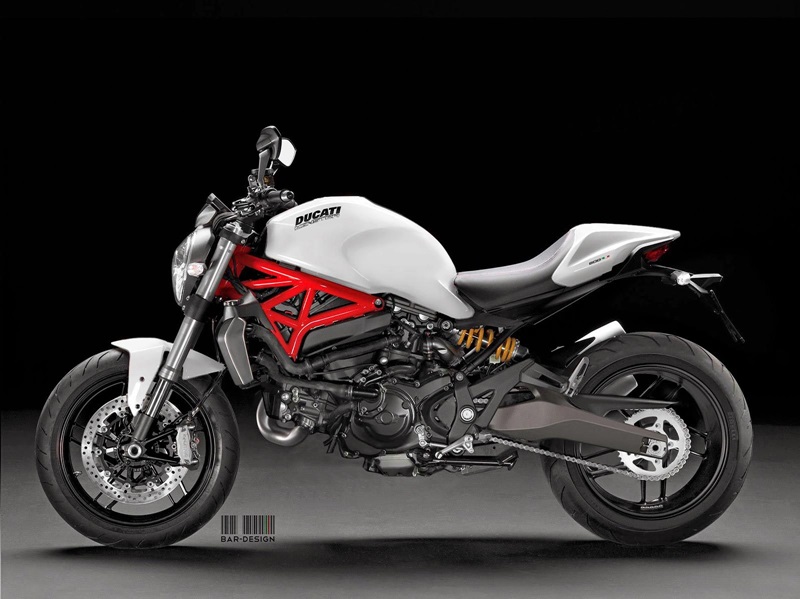 Лука Бар: концепт Ducati Monster 800