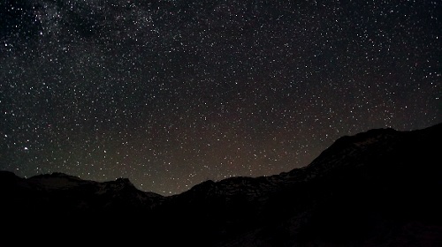     (    TimeLapse) HD / Mountain and Stars HD