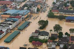 В Малайзии сильное наводнение